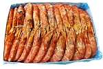 Лангустины (красная креветка) с головой 21/30 (L2) - 2 кг, Аргентина