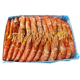 Лангустины (красная креветка) с головой 21/30 (L2) - 2 кг, Аргентина